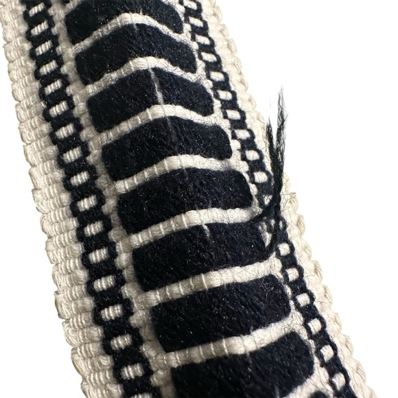 Wool Hand Woven Zippered Crossbody Bag Hippie Boho - Picture 9 of 11